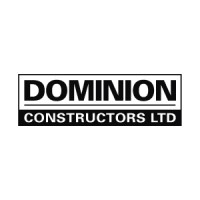 Dominion Dominion Construction logo – professional serif typography with architectural styling.